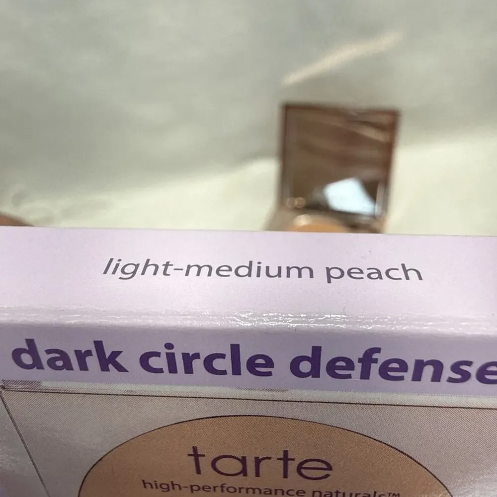 NIB~ Tarte Dark Circle Defender Under Eye Corrector Concealer MEDIUM TAN PEACH